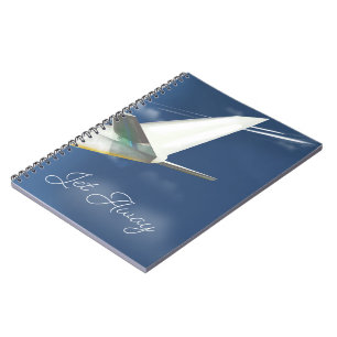 Cuaderno Afiche de viaje de Jet Away.