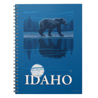 Cuaderno Afiche de viaje en la luna de miel IdahoVintage