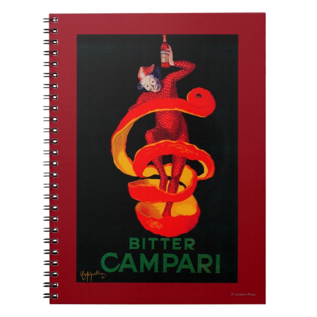 Cuaderno Afiche martirizado de Campari (Frente)