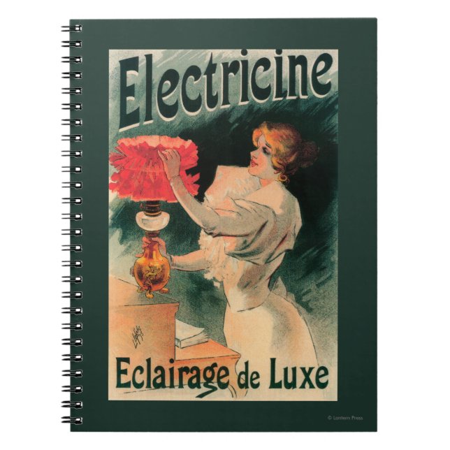 Cuaderno Afiche promocional de electricidadFrancia (Frente)