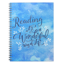 Aficionado a los libros inspirador de las palabras