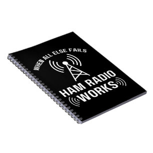 Cuaderno Aficionados a los operadores de radio Ham Radio