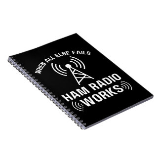 Cuaderno Aficionados a los operadores de radio Ham Radio