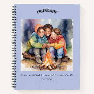 Cuaderno Afirmación positiva de amistad
