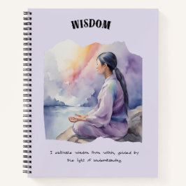 Cuaderno Afirmación positiva de sabiduría