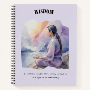 Cuaderno Afirmación positiva de sabiduría