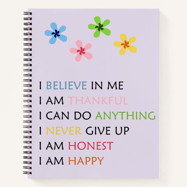 Cuaderno Afirmaciones (Anverso)