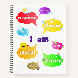 Cuaderno Afirmaciones Positivas Palabras Amor Propio