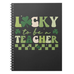 Cuaderno Afortunado por ser profesor Groovy Retro San Patri