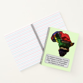 Cuaderno África Eres mi lugar feliz