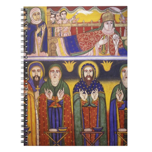 Cuaderno África, Etiopía. Obras de arte que representan apó (Frente)