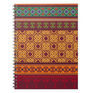Cuaderno África Ornamental elegante: Patrón étnico indio