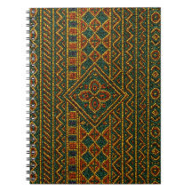 Cuaderno Africano Abalorios Kente