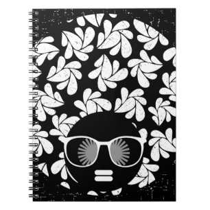 Cuaderno Afro Diva Blanco y Negro