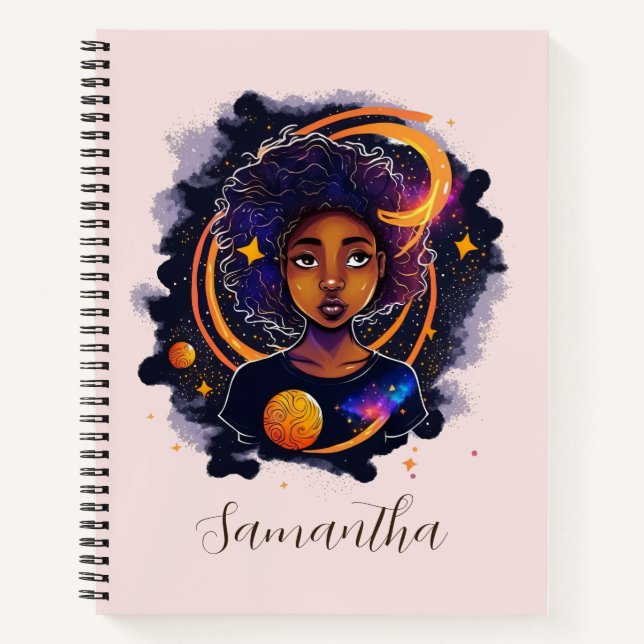 Cuaderno Afro-mujer del sistema solar (Anverso)