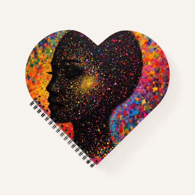 Cuaderno Afro Nebula Whisper – Black History Celebration (Anverso)