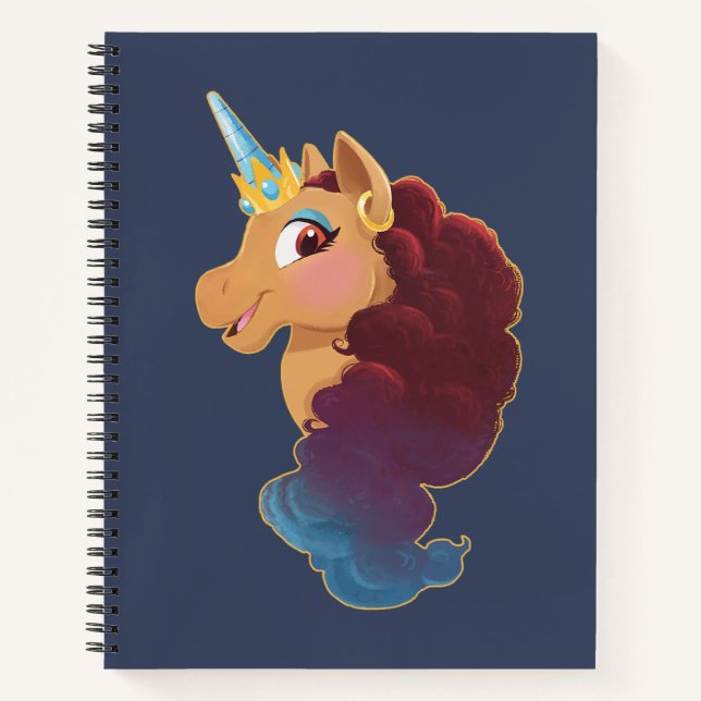 Cuaderno Afro Unicornio | Divino el Unicornio (Anverso)