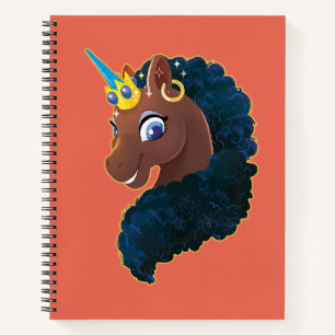 Cuaderno Afro Unicornio   Magico