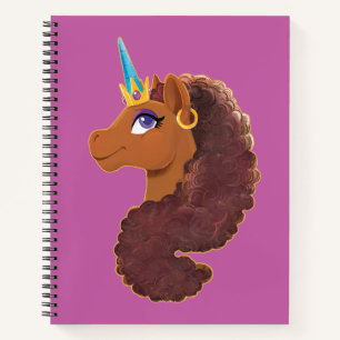 Cuaderno Afro Unicornio   Único
