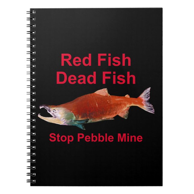 Cuaderno After Salmon - Stop Pebble Mine (Frente)