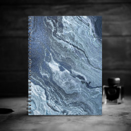Cuaderno Agante azul cristalizado | Duste Slate Marbble Sto