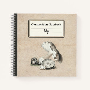 Cuaderno Agaricus Augustus Mushroom Comp Personalizado