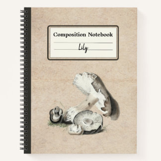 Cuaderno Agaricus Augustus Mushroom Comp Personalizado