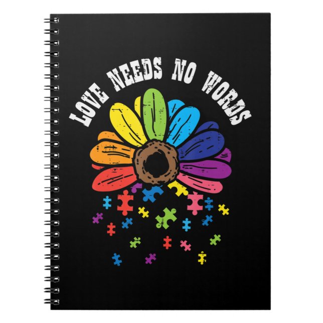 Cuaderno Agarra este amor lindo No necesita palabras Rompec (Frente)