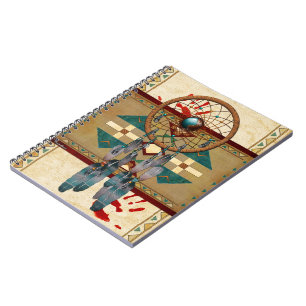 Cuaderno Agarrando el espíritu de los nativos estadounidens