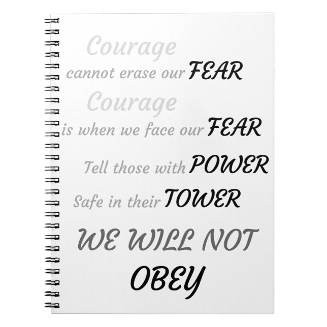 Cuaderno Agarre el diario del día (Frente)