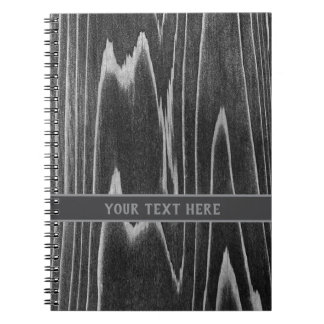 Cuaderno Aged Wood Grain Minimalist - Personalizable