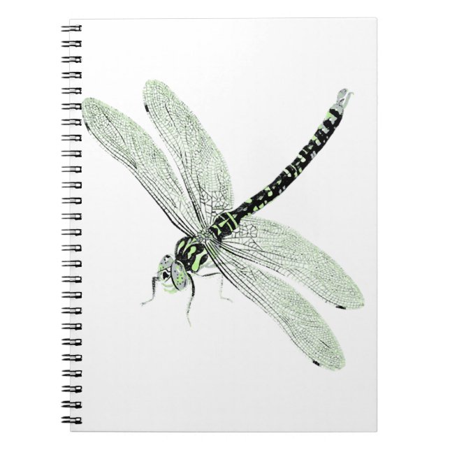 Cuaderno Agender Pride Vintage Dragonfly Art (Frente)