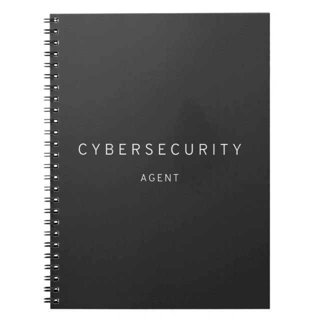 Cuaderno Agente de seguridad cibernética (Frente)