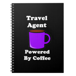 Cuaderno "Agente de viajes" accionado por el café