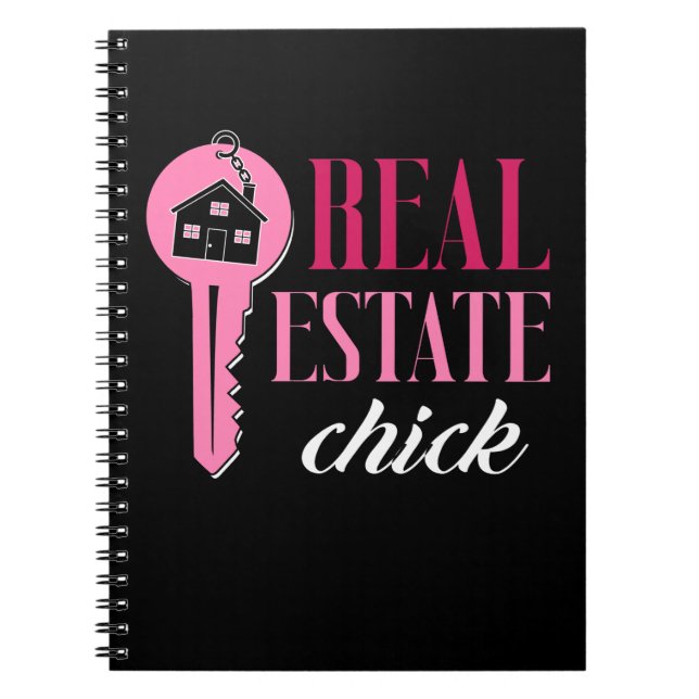 Cuaderno Agente inmobiliario Funny Estate Broker (Frente)