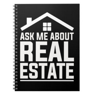 Cuaderno Agente inmobiliario Funny Property Estate Broker