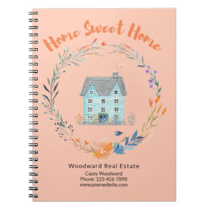 Cuaderno Agente Inmobiliario Hogar Dulce Hogar Gracias por 