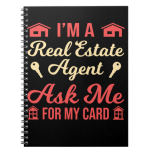Cuaderno Agente Inmobiliario Inmobiliario Funny Broker