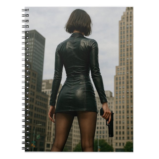 Cuaderno Agentin Black Poster (Frente)