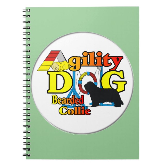 Cuaderno agilidad del collie barbudo (Frente)