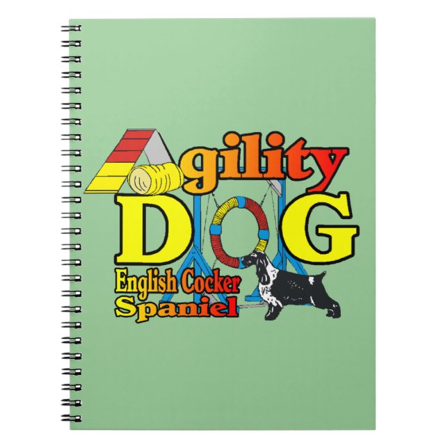 Cuaderno Agilidad española de Cocker (Frente)