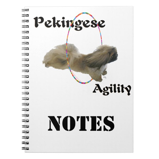 Cuaderno Agilidad pekingesa (Frente)