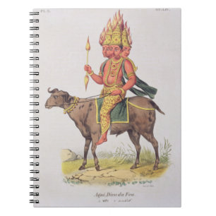 Cuaderno Agni, dios del fuego, grabado por la empanada de