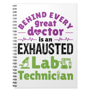 Cuaderno Agotado técnico médico de laboratorio