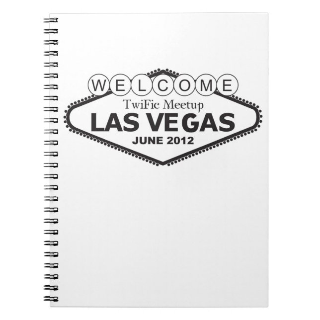Cuaderno AGRADABLE de TwiFic Meetup LAS VEGAS (Frente)