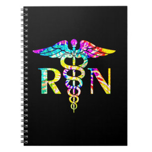 Cuaderno Agradable enfermera con matrícula RN Hoodie Dye Ho