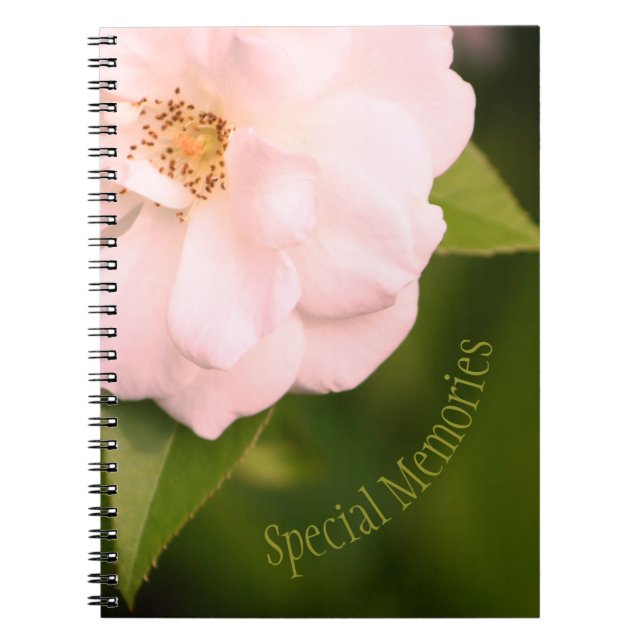 Cuaderno Agradable rosa florido rosa (Frente)