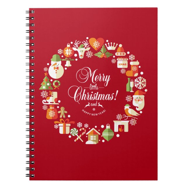 Cuaderno Agradables Navidades | Portátil (Frente)