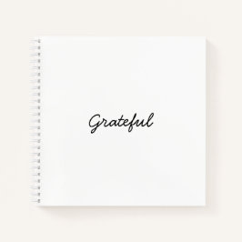 Cuaderno Agradecida gratitud por escritura informal de pers