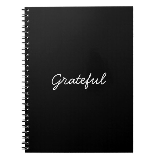 Cuaderno Agradecida gratitud por escritura informal del per (Frente)